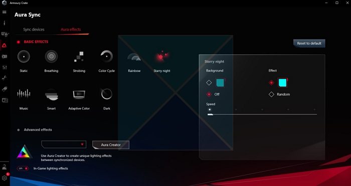 Asus Aura RGB Settings