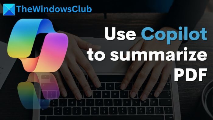 How to Use CoPilot to summarize PDF