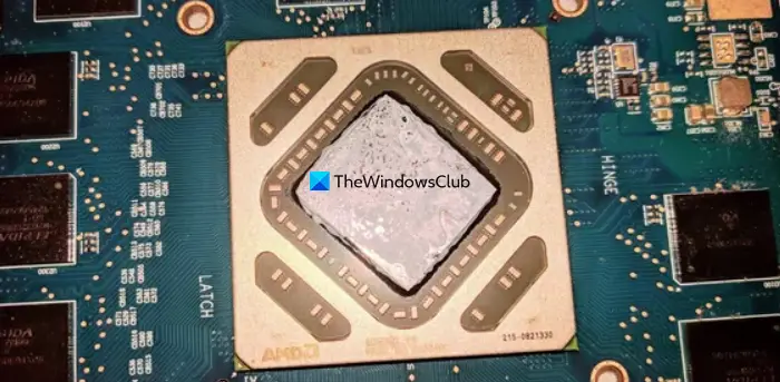 apply thermal paste to CPU or GPU