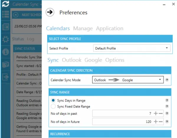 Sync Outlook Calendar with Google Calendar