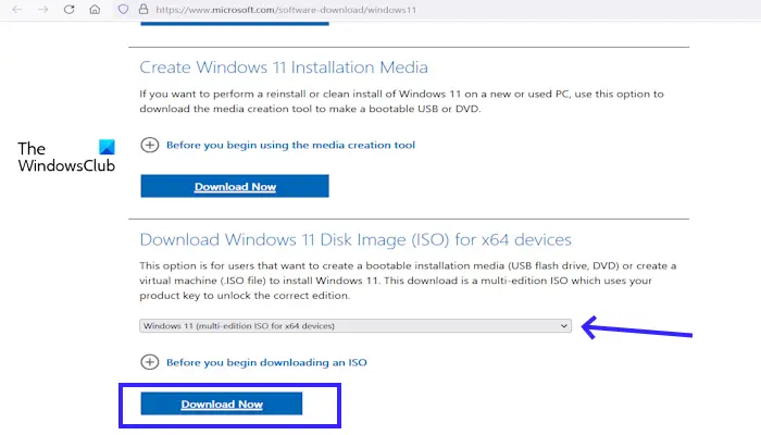 Download Windows 11 ISO