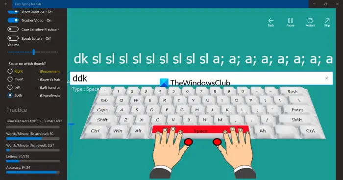 Easy Typing for Kids