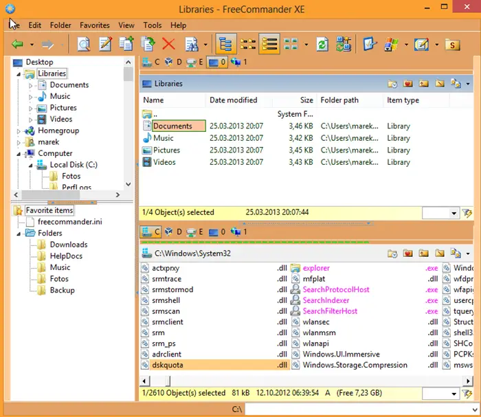 FreeCommander Free alternative file manager