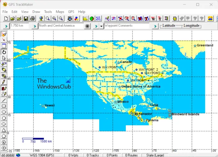 Route Creator software for Windows