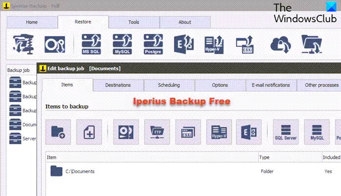 Iperius Backup Free