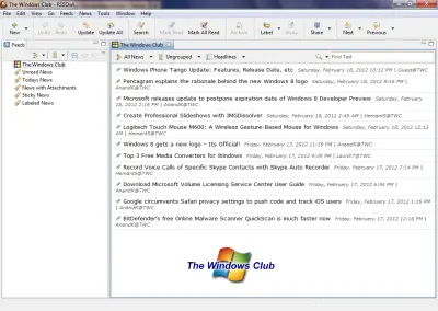 Best free RSS Readers for Windows