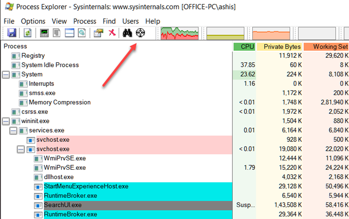 The process cannot access the file because it is being used by another process