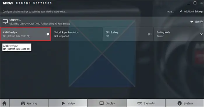 Turn Off Amd Freesync Screen Flickering