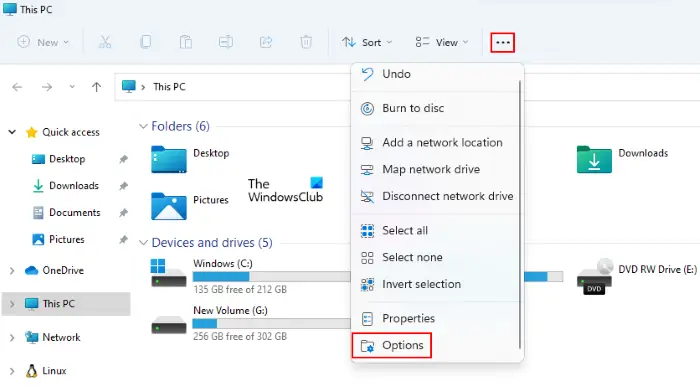 unhide hidden files folders Windows 11