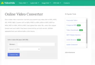 VideoUtils Video Converter