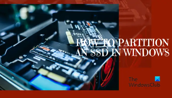 How to Partition an SSD
